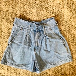 Denim shorts